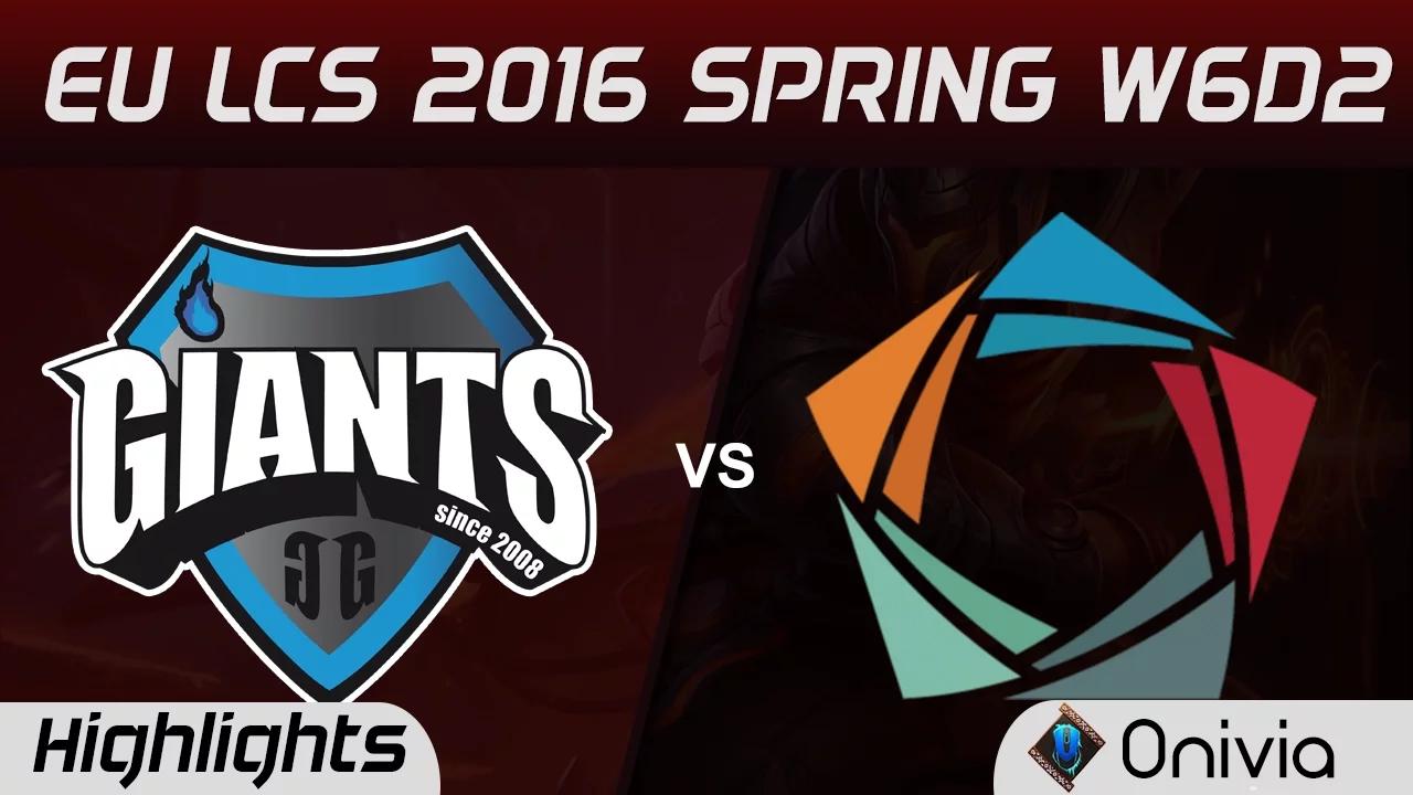 GIA vs EL highlights EU LCS Spring 2016 W6D2 Giants vs Elements thumbnail