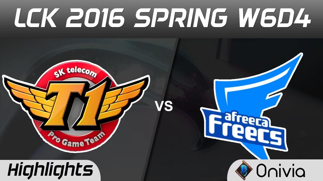 SKT vs AFS Highlights Game 1 LCK Champions 2016 Spring W6D4 SK Telecom vs Afreeca Freecs thumbnail