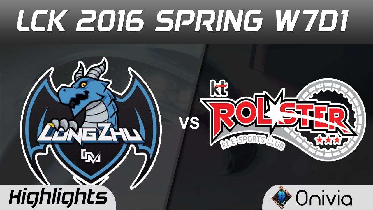 LZ vs KT Highlights Game 1 LCK Champions 2016 Spring W7D1 Longzhu vs KT Rollster thumbnail