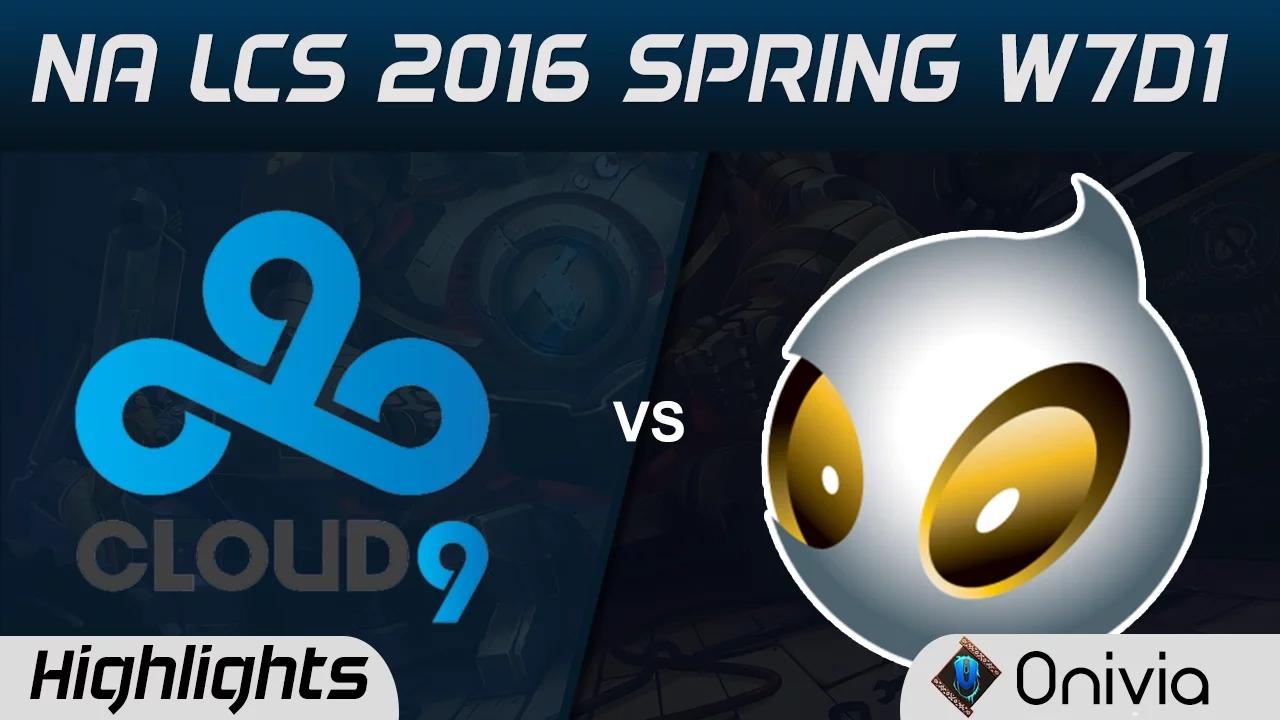 C9 vs DIG highlights NA LCS Spring 2016 W7D1 Cloud9 vs Dignitas thumbnail