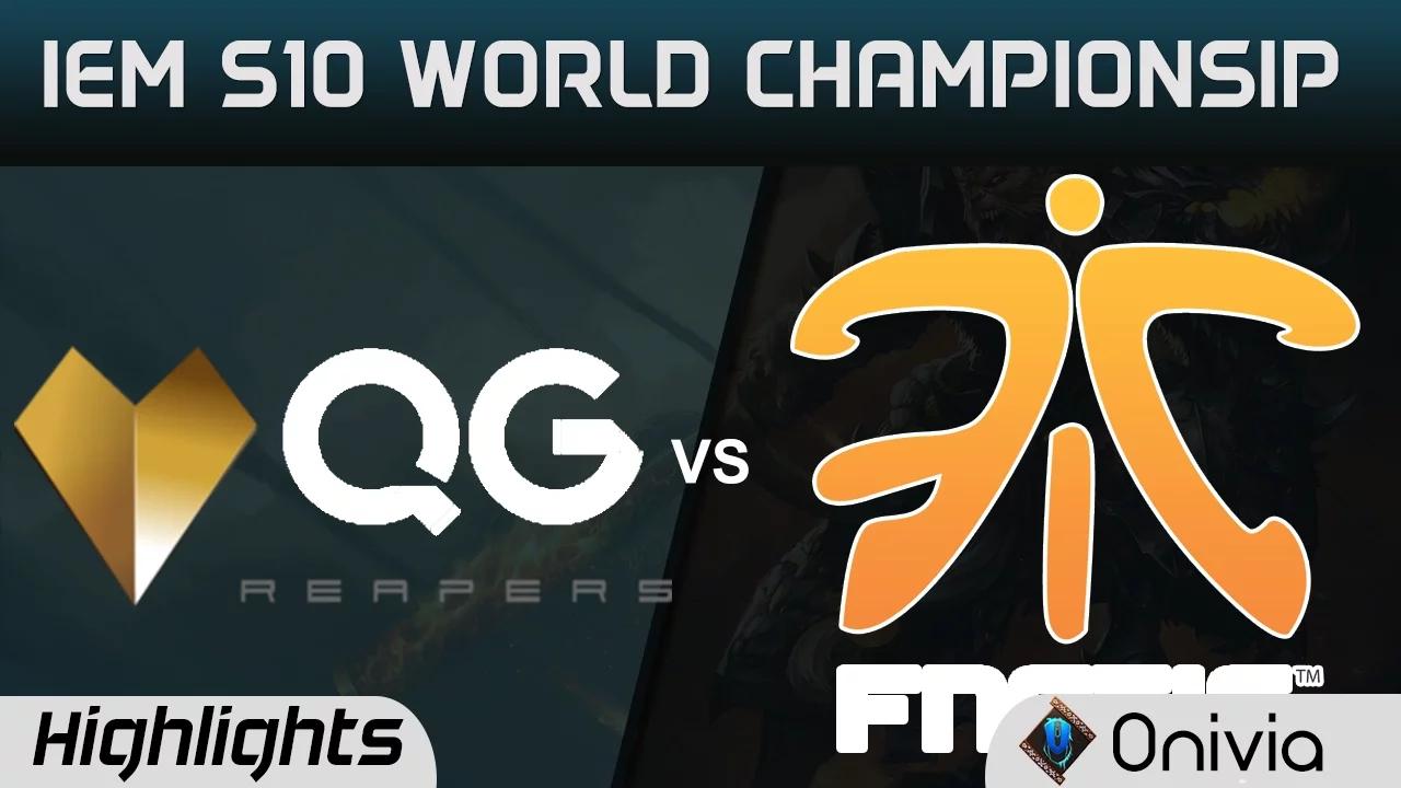 QG vs FNC Highlights Game 1 IEM 10 Katowice World Championship Group B Qiao Gu vs Fnatic thumbnail