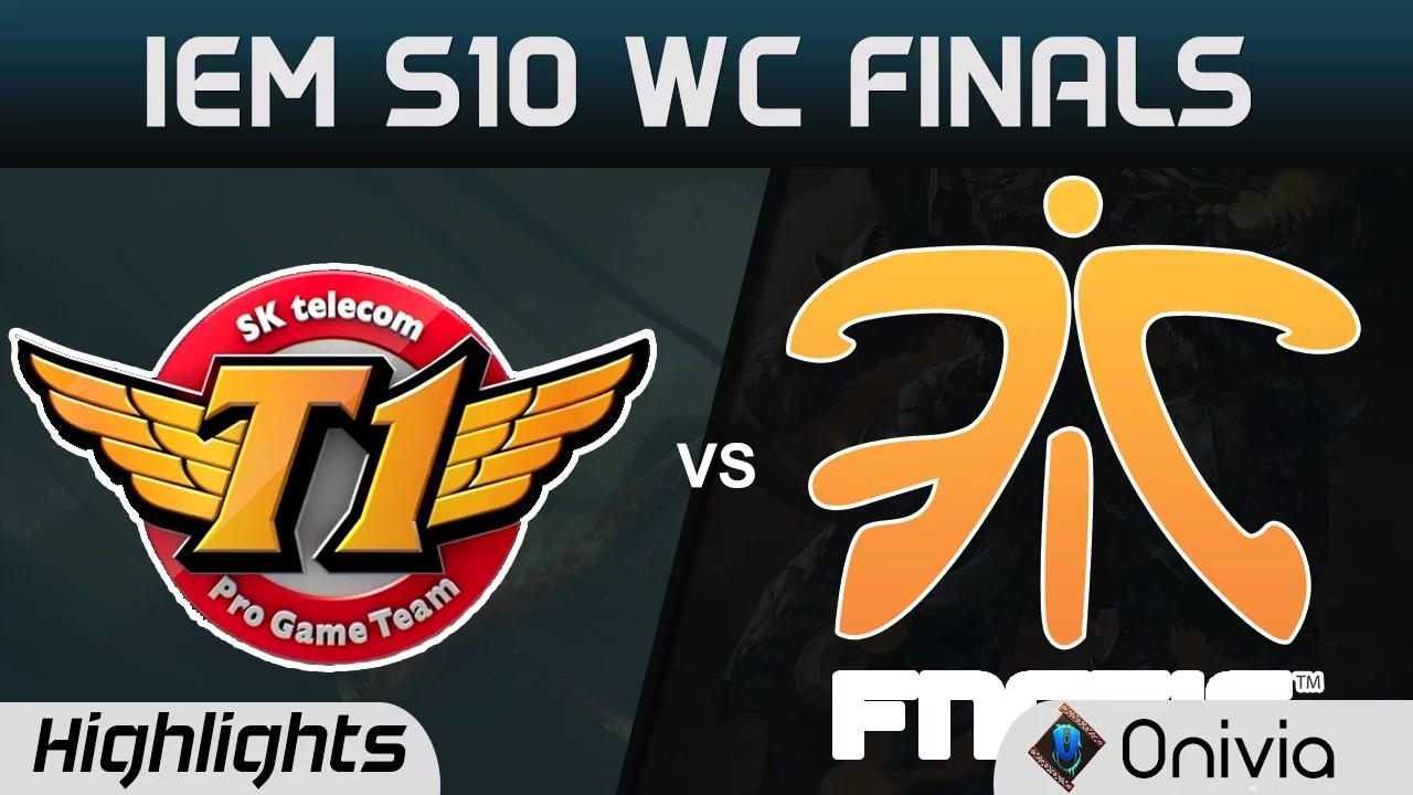 SKT vs FNC Highlights Game 1 IEM 10 Katowice World Championship Finals SK Telecom vs Fnatic thumbnail