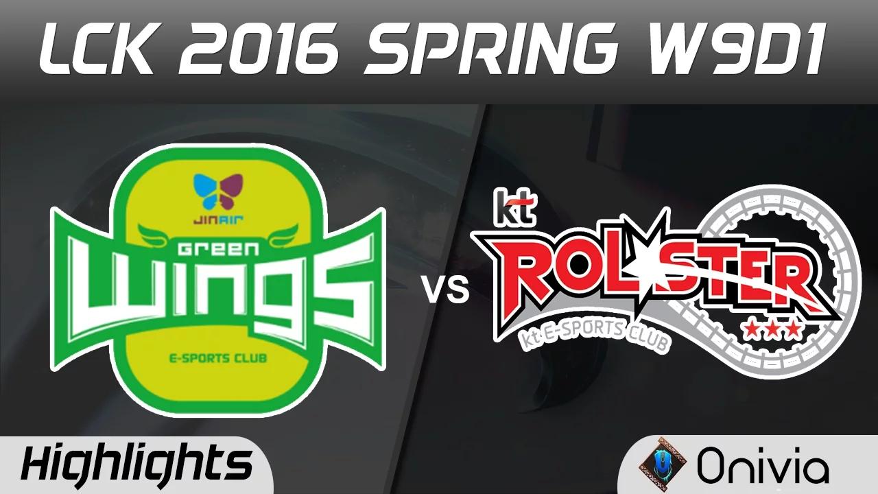 JAG vs KT Highlights Game 2 LCK Champions 2016 Spring W9D1 JinAIr Green Wings vs KT Rollster thumbnail