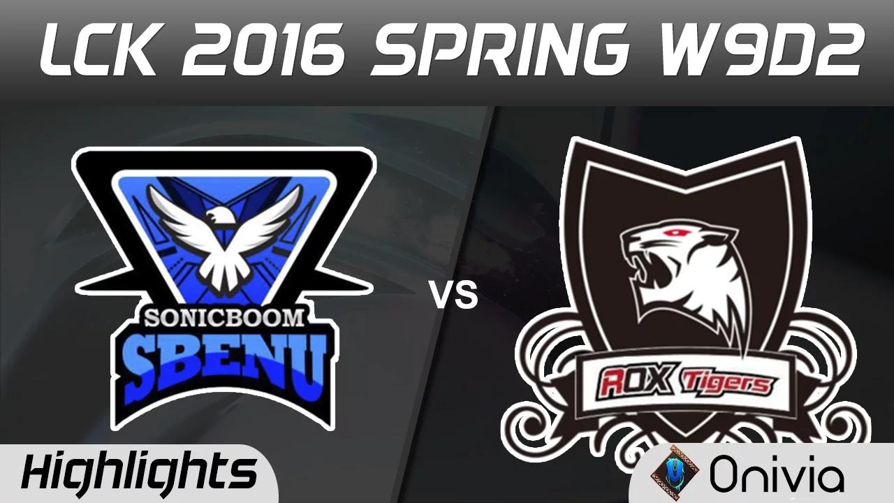 SSB vs ROX Highlights Game 1 LCK Champions 2016 Spring W9D2 SBENU vs Rox Tigers thumbnail