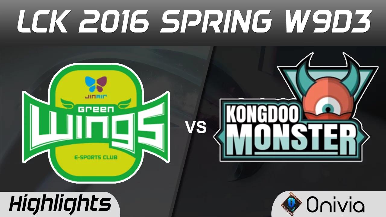 JAG vs KDM Highlights Game 1 LCK Champions 2016 Spring W9D3 JinAir vs Kongdoo thumbnail