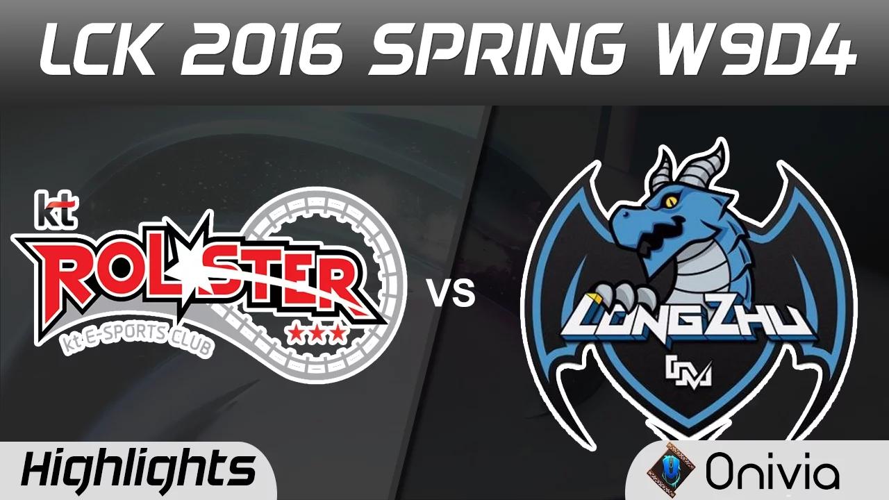 KT vs LZ Highlights Game 1 LCK Champions 2016 Spring W9D4 KT Rollster vs Longzhu thumbnail