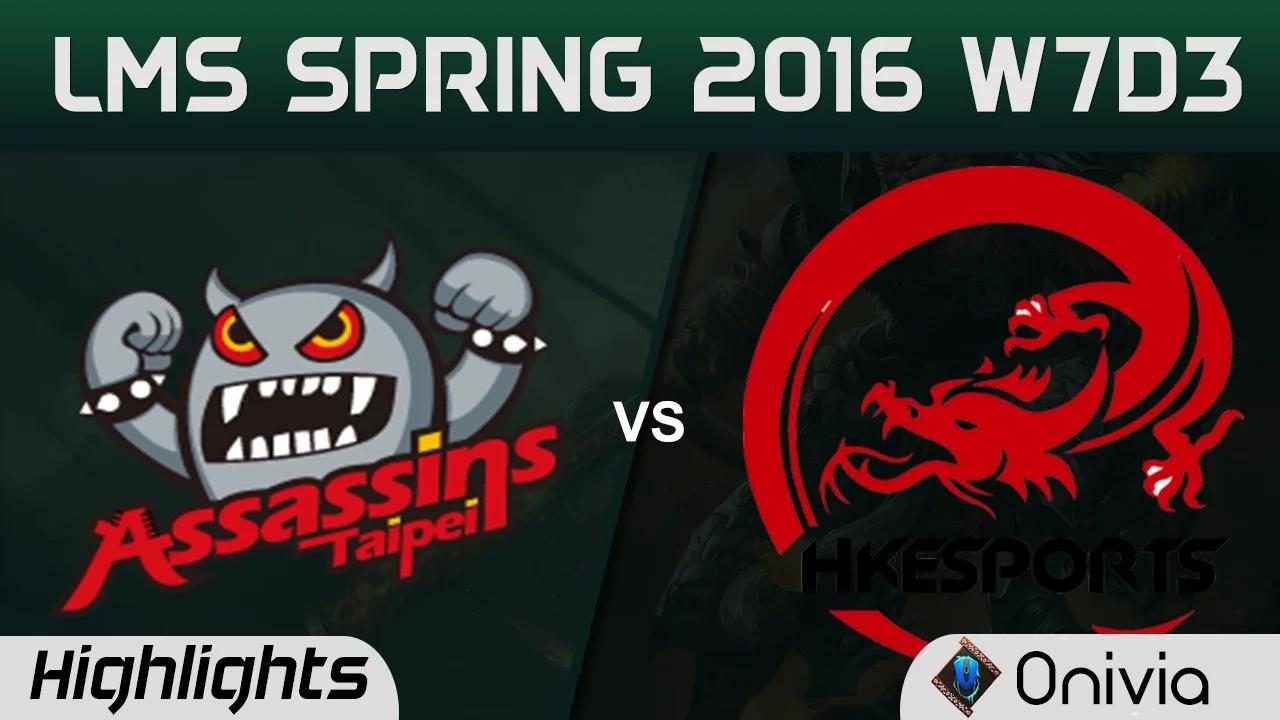 TPA vs HKE Highlights Game 1 LMS Spring 2016 W7D3 Taipei Assasins vs Hong Kong Esports thumbnail