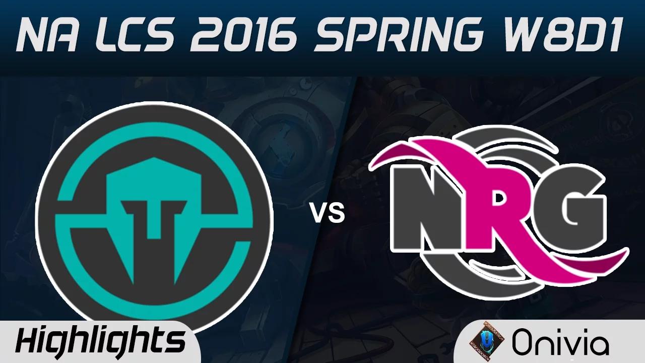 IMT vs NRG highlights NA LCS Spring 2016 W8D1 Immortals vs Energy esports thumbnail