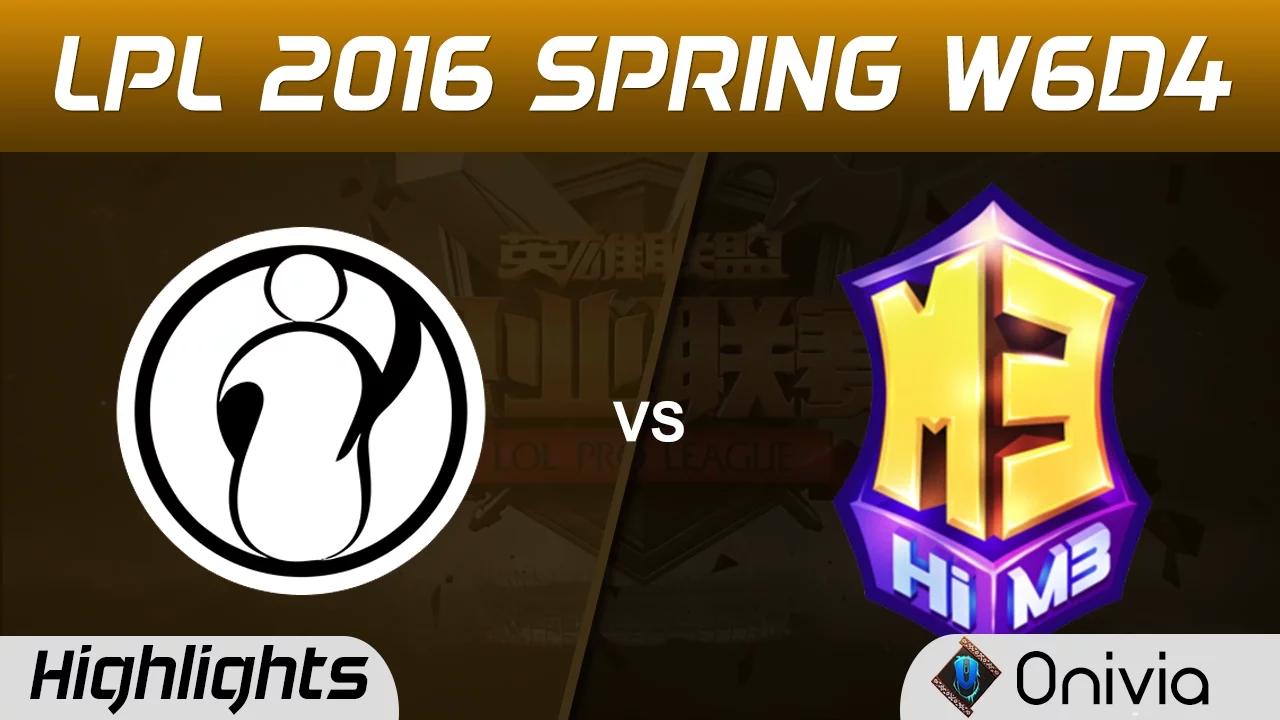 IG vs M3 Highlights Game 1 Tencent LPL LoL Pro League 2016 W6D4 Invictus Gaming vs Masters 3 thumbnail