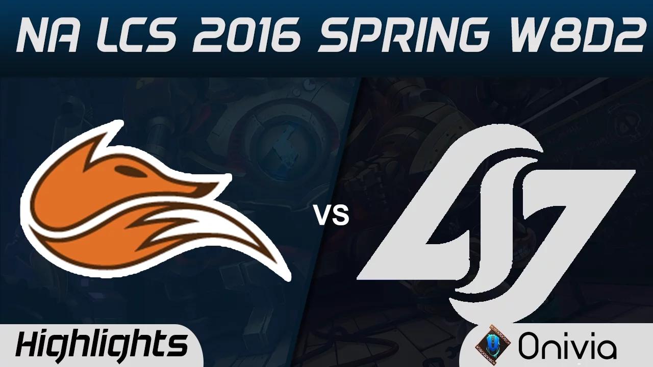 FOX vs CLG highlights NA LCS Spring 2016 W8D2 Echo Fox vs Counter Logic Gaming thumbnail