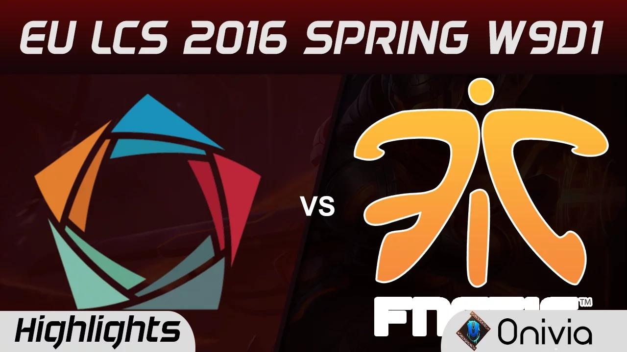 EL vs FNC highlights EU LCS Spring 2016 W9D1 Elements vs Fnatic thumbnail