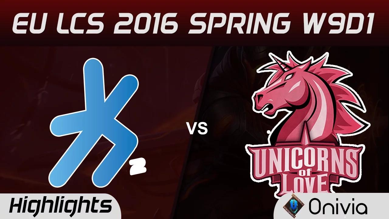 H2K vs UOL highlights EU LCS Spring 2016 W9D1 H2K vs Unicorns of Love thumbnail