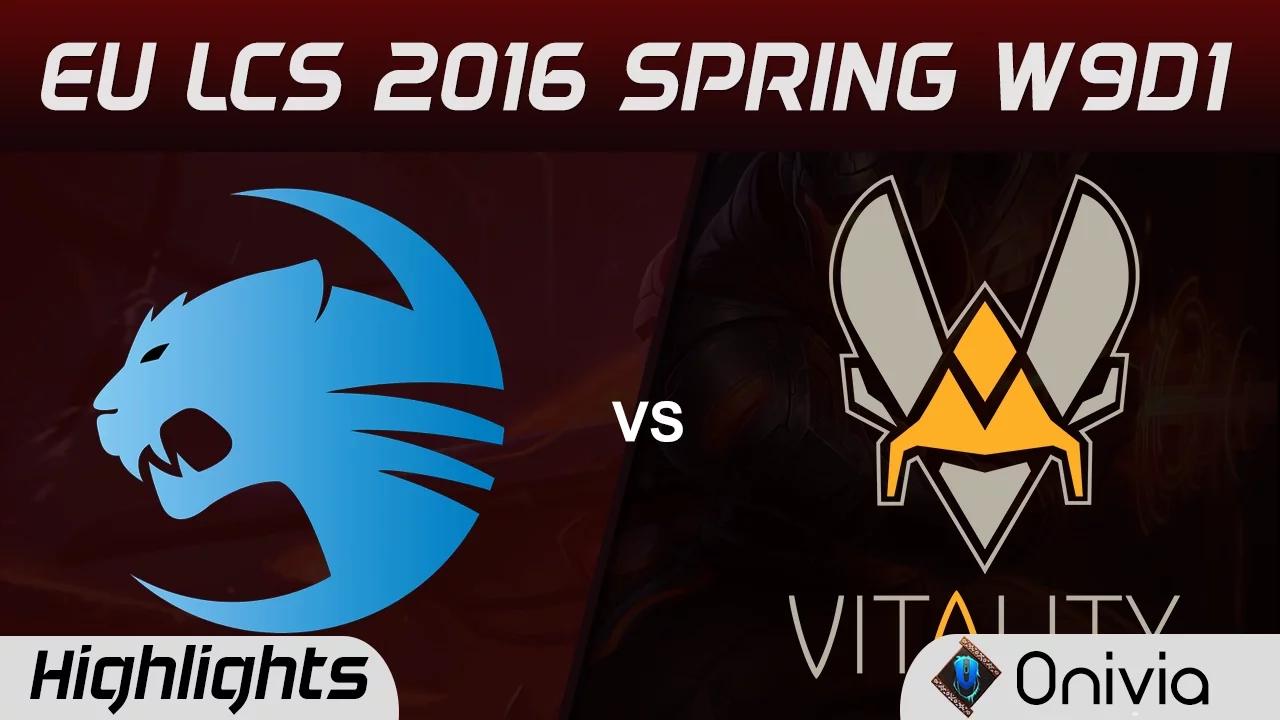 ROC vs VIT highlights EU LCS Spring 2016 W9D1 Roccat vs Vitality thumbnail