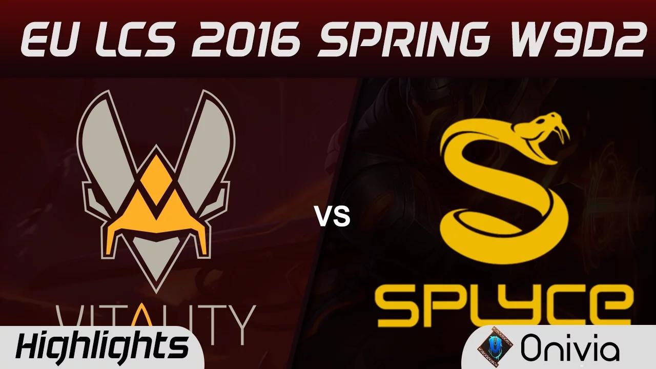 VIT vs SPY highlights EU LCS Spring 2016 W9D2 Vitality vs Splyce thumbnail