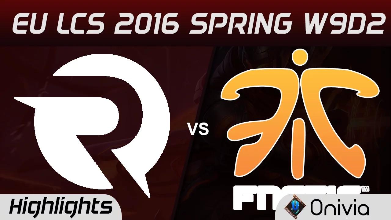 OG vs FNC highlights EU LCS Spring 2016 W9D2 Origen vs Fnatic thumbnail