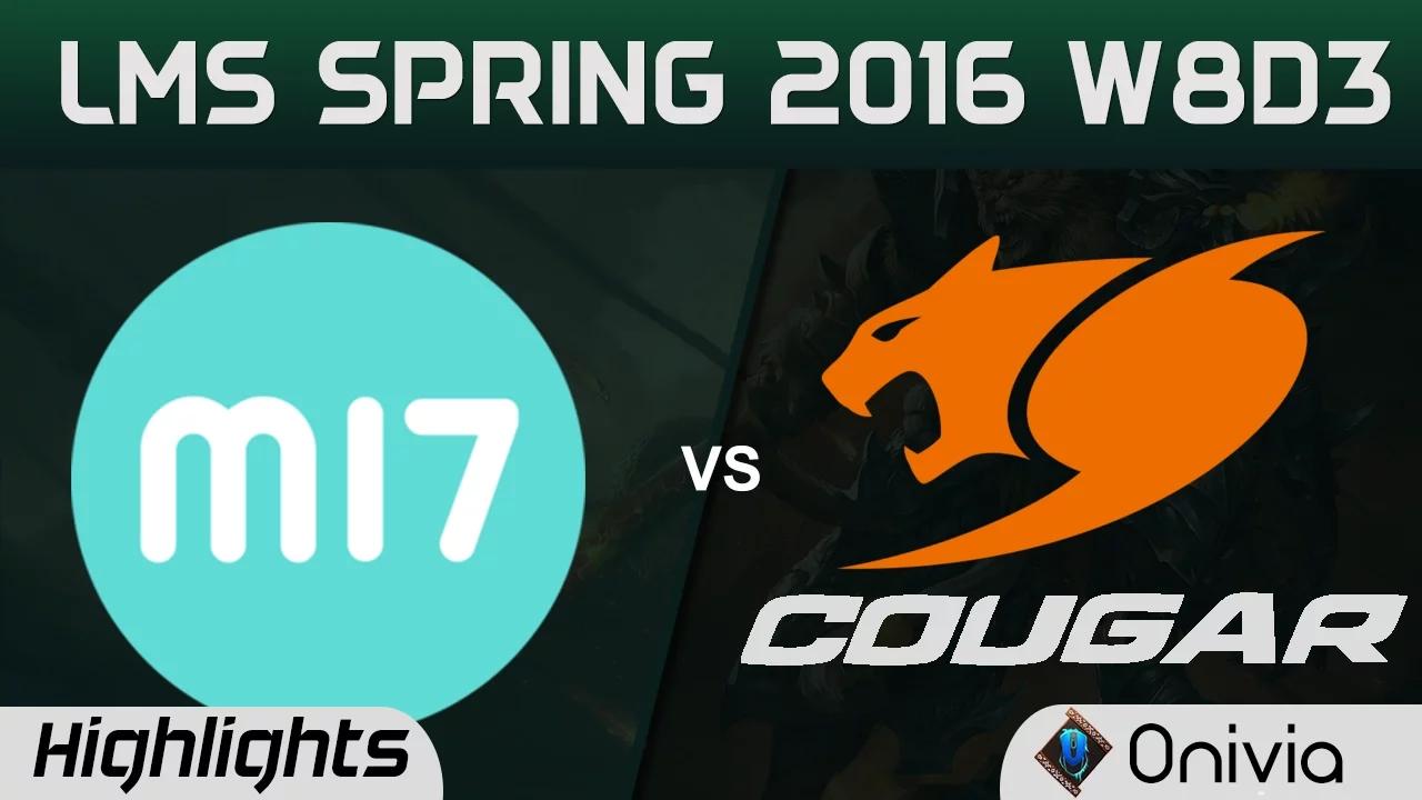 M17 vs CGE Highlights Game 1 LMS Spring 2016 W8D3 Machi vs Cougar thumbnail