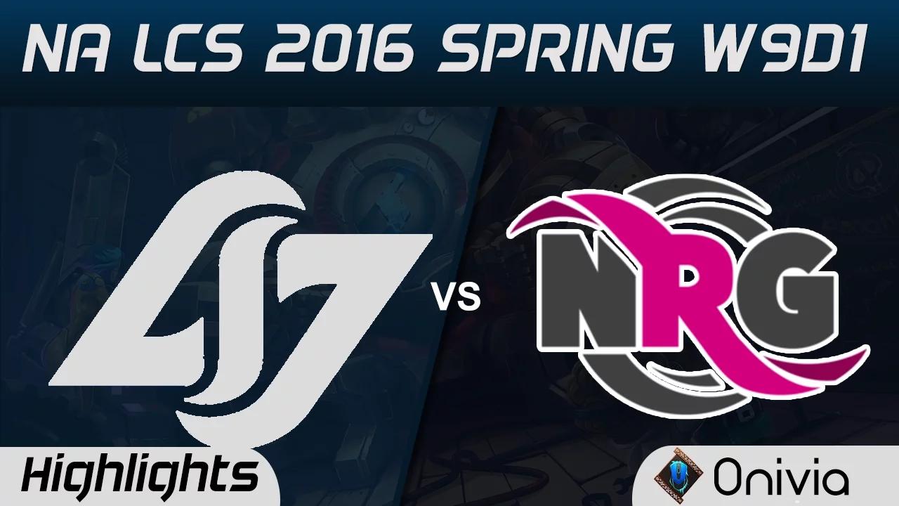 CLG vs NRG highlights NA LCS Spring 2016 W10D1 Counter Logic Gaming vs NRG eSports thumbnail