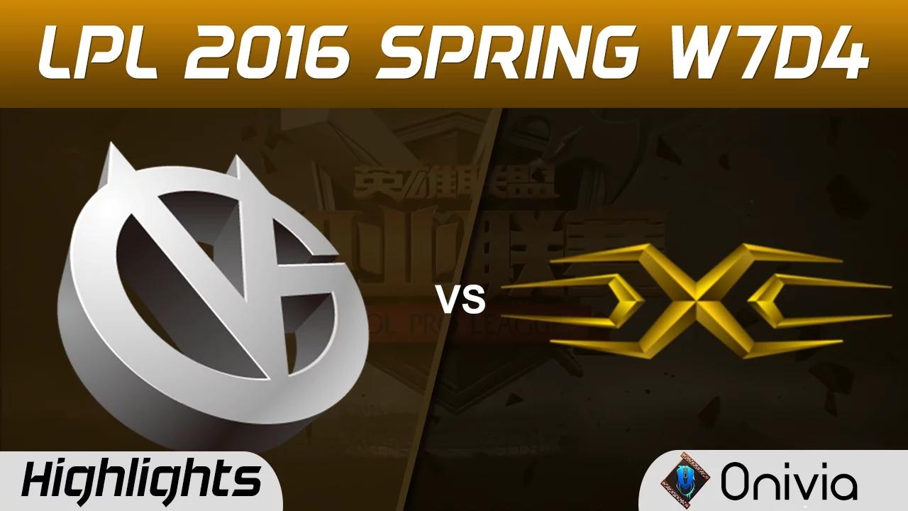 VG vs SS Highlights Game 1 Tencent LPL LoL Pro League 2016 W7D4 Vici Gaming vs Snake thumbnail