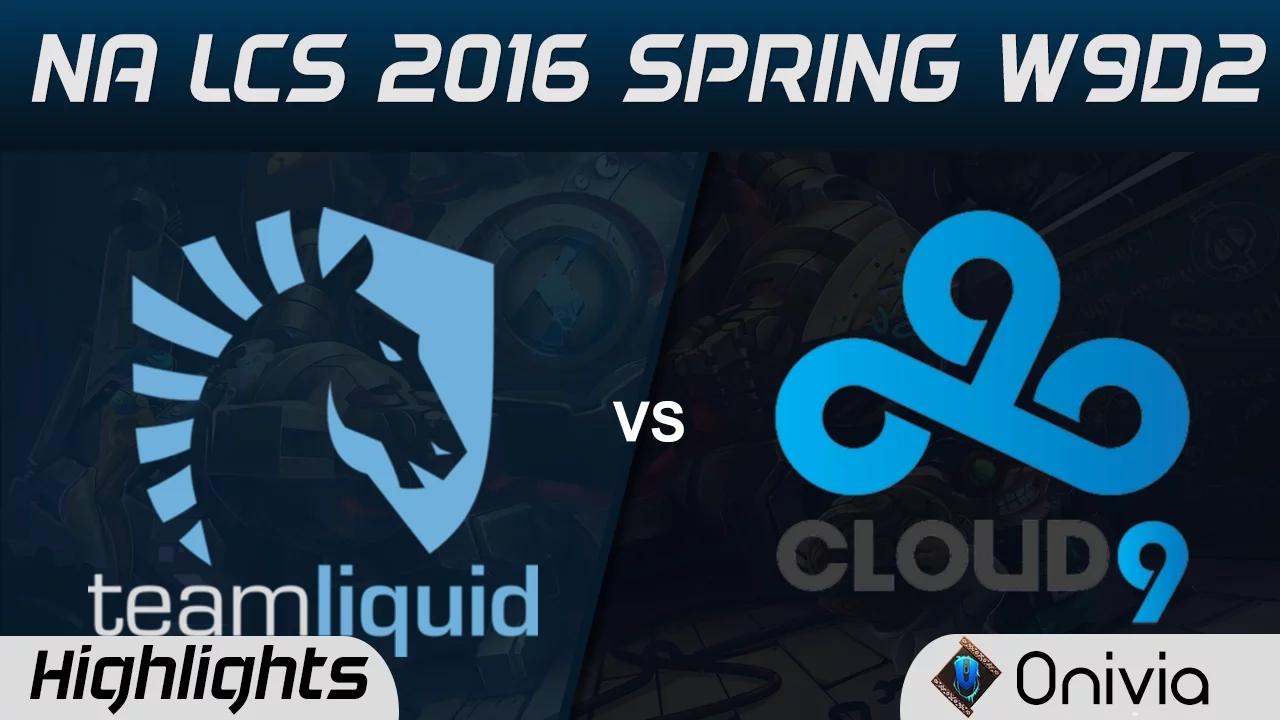 TL vs C9 highlights NA LCS Spring 2016 W10D2 Team Liquid vs Cloud9 thumbnail