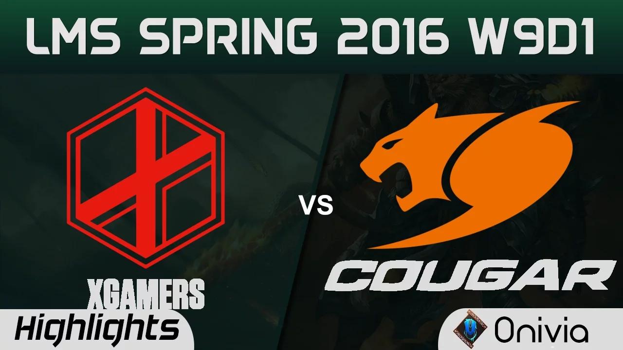 XG vs CGE Highlights Game 1 LMS Spring 2016 W9D1 xGamers vs Cougar esports thumbnail