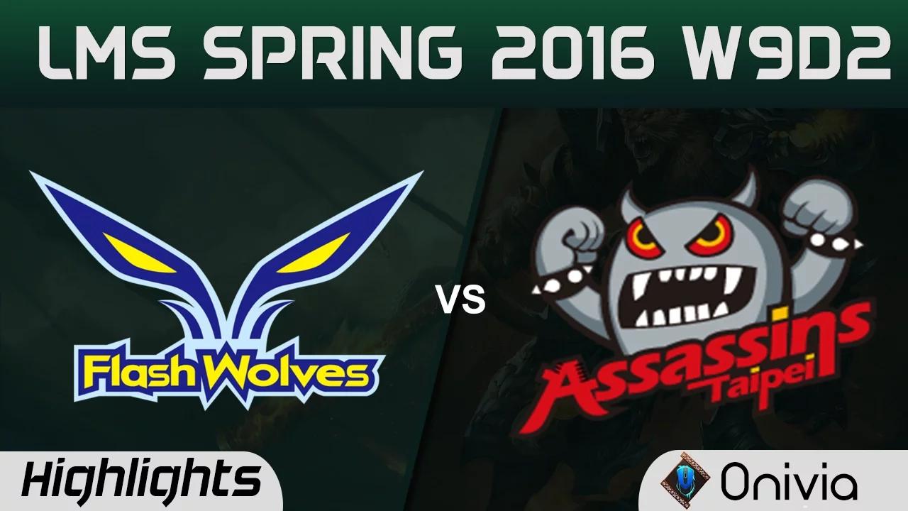 FW vs TPA Highlights Game 2 LMS Spring 2016 W9D2 Flash Wolves vs Taipei Assasins thumbnail