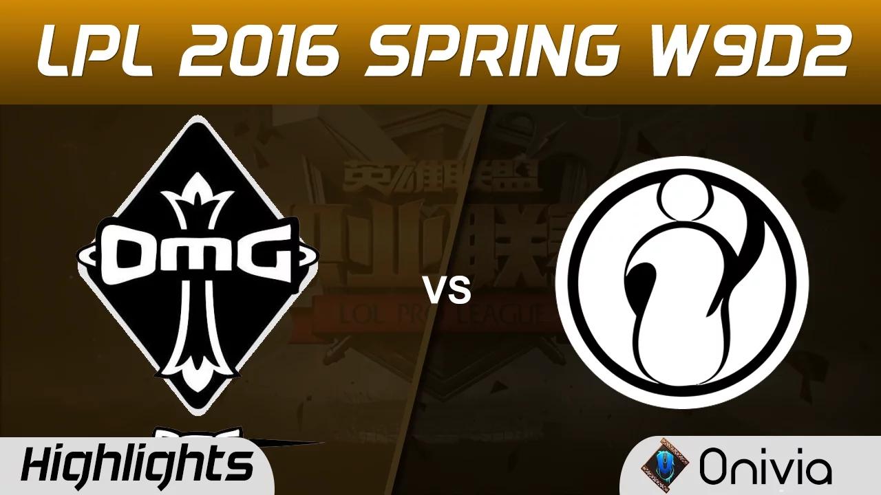 OMG vs IG Highlights Game 1 Tencent LPL LoL Pro League 2016 W9D2 OMG vs Invictus Gaming thumbnail