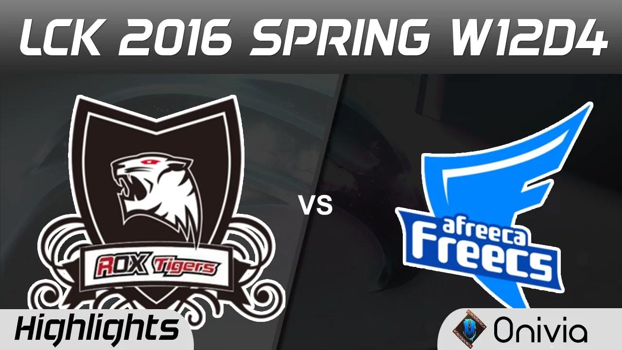 ROX vs AFS Highlights Game 2 LCK Champions 2016 Spring W12D4 ROX Tigers vs Afreeca Freecs thumbnail