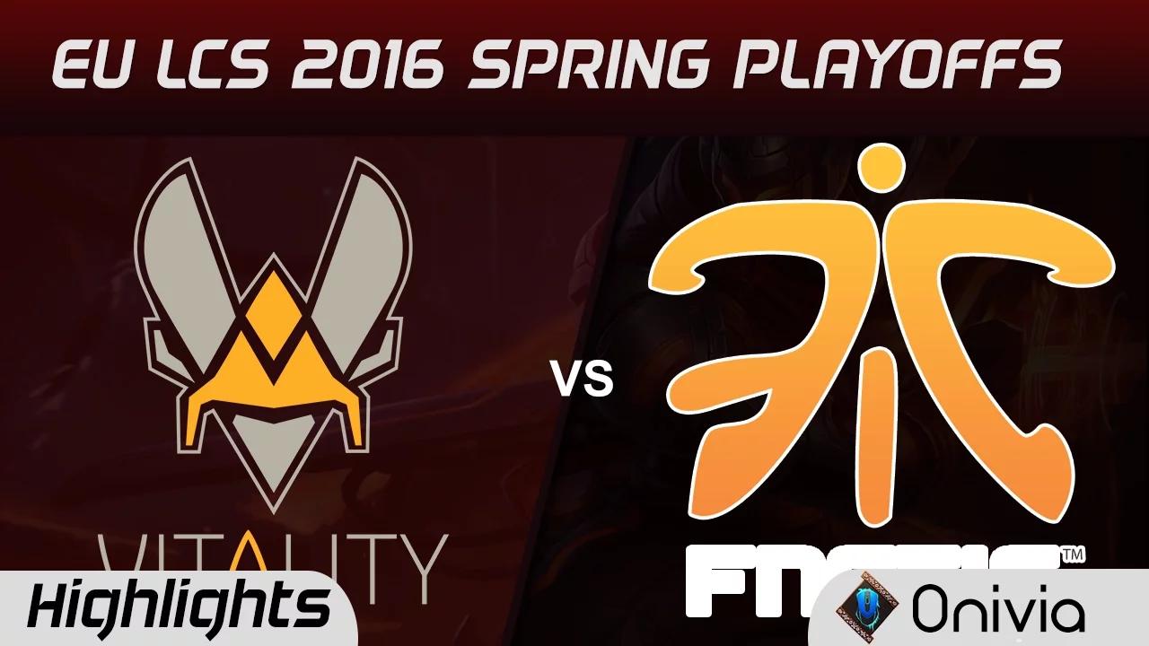 VIT vs FNC highlights Game 4 EU LCS Spring 2016 Playoffs Vitality vs Fnatic thumbnail