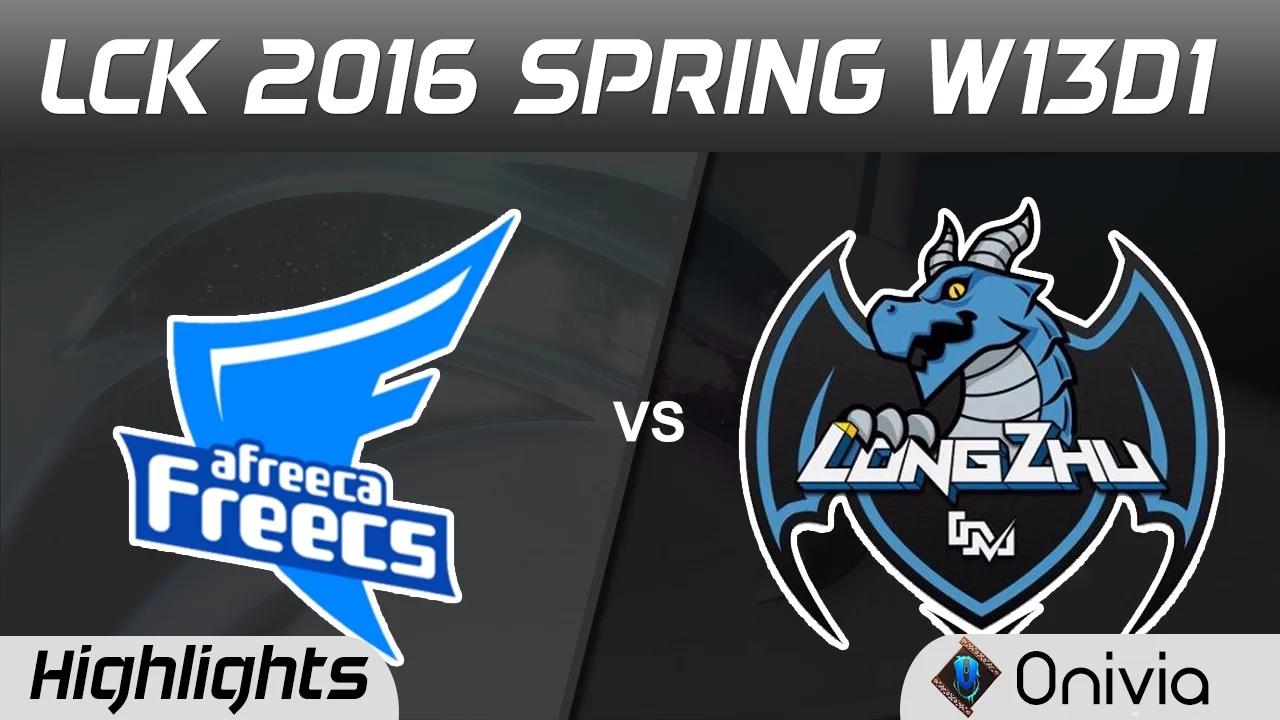 AFS vs LZ Highlights Game 3 LCK Champions 2016 Spring W13D1 Afreeca Freecs vs Longzhu thumbnail