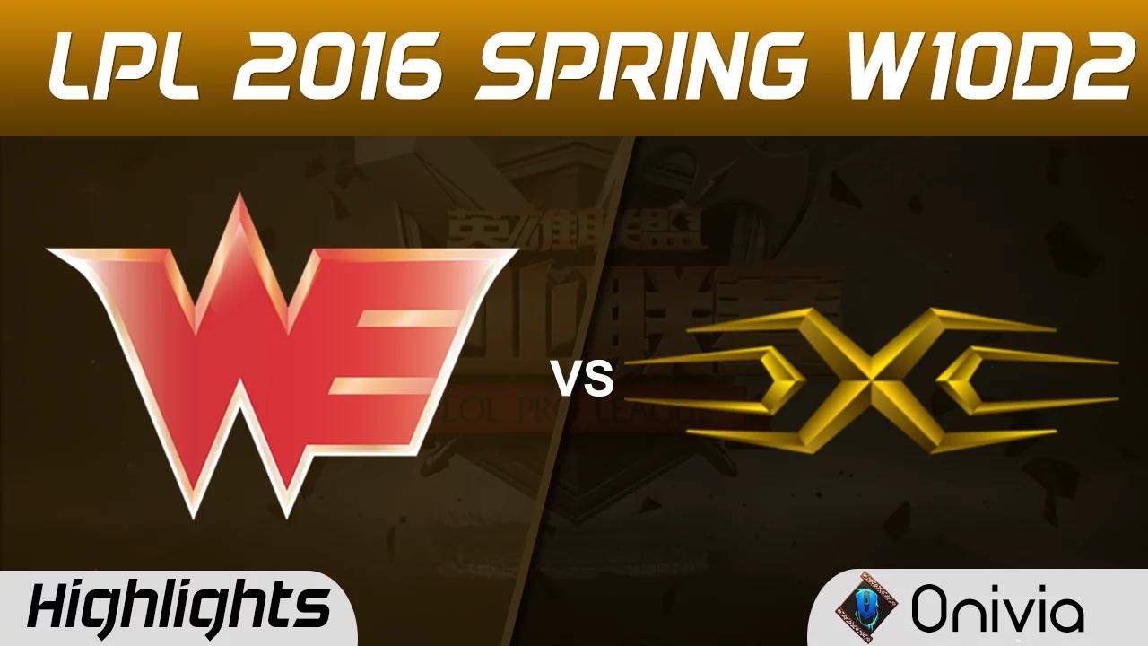 WE vs SS Highlights Game 2 Tencent LPL LoL Pro League 2016 W10D2 Team WE vs Snake thumbnail