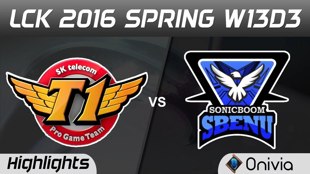 SKT vs SSB Highlights Game 2 LCK Champions 2016 Spring W13D3 SK Telecom vs SBENU thumbnail