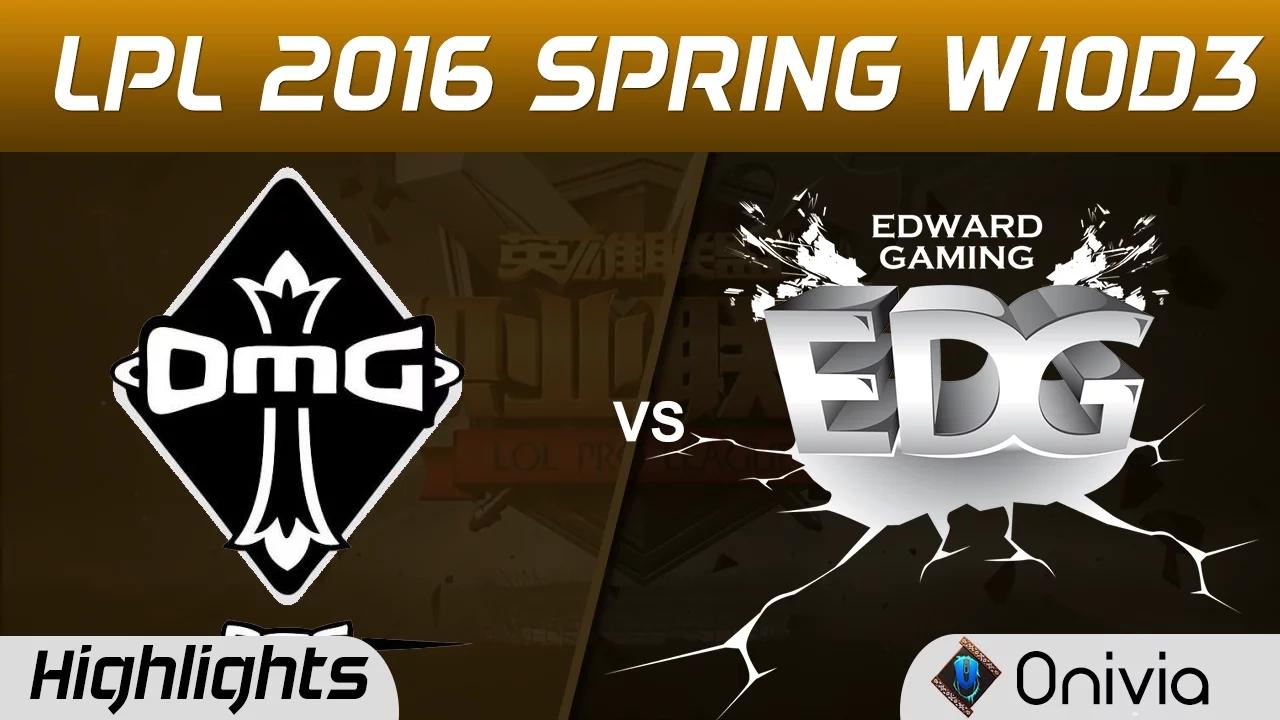 OMG vs EDG Highlights Game 2 Tencent LPL LoL Pro League 2016 W10D3 OMG vs Edward Gaming thumbnail