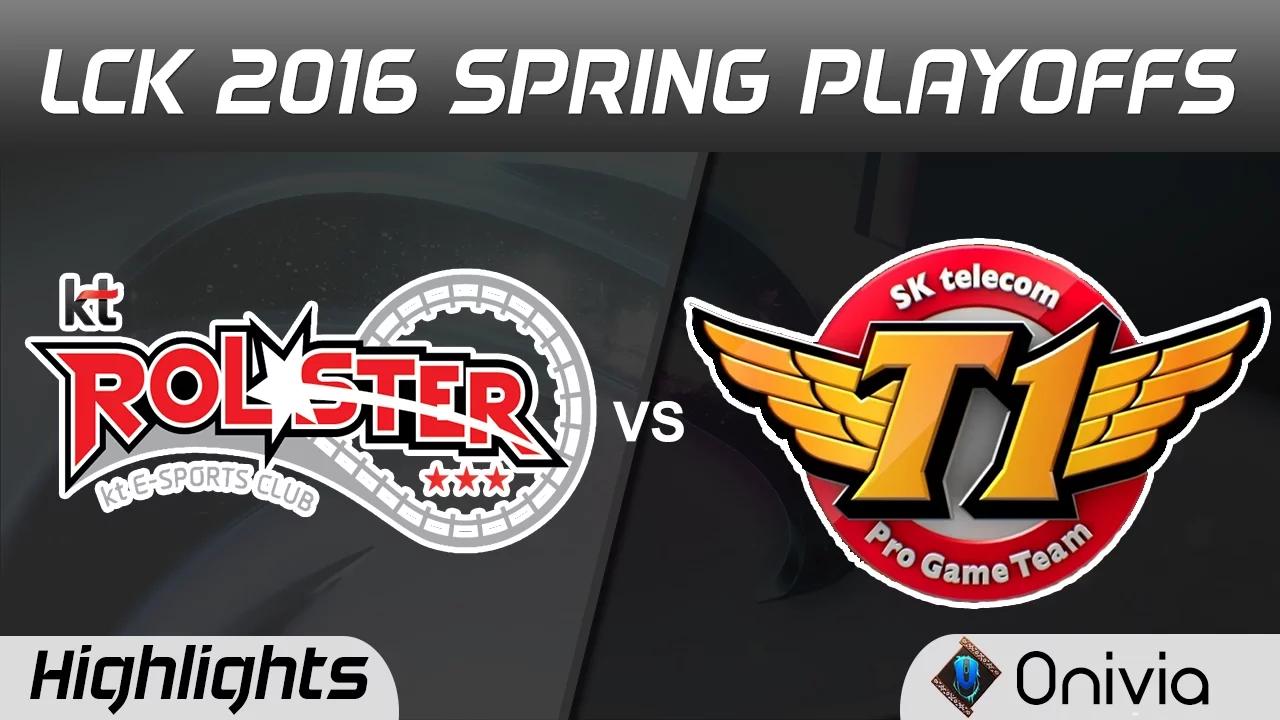 KT vs SKT Highlights Game 2 LCK Champions 2016 Spring Playoffs KT Rollster SK Telecom thumbnail