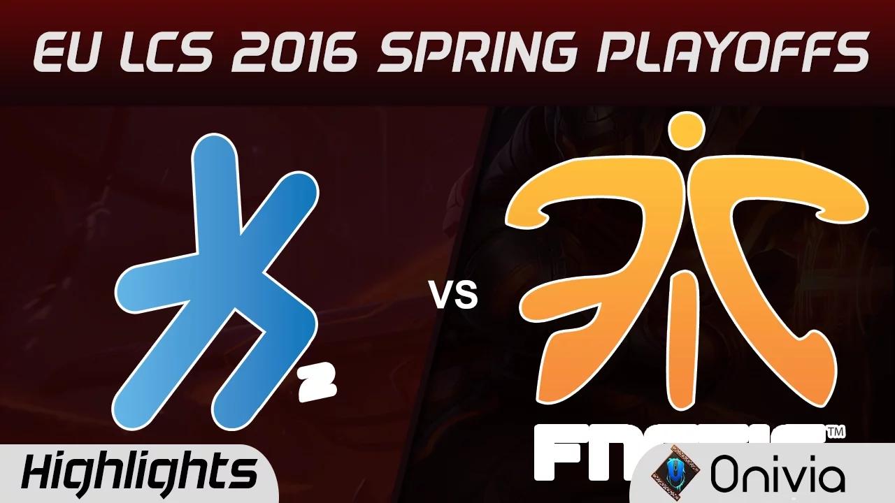 H2K vs FNC highlights Game 1 EU LCS Spring 2016 Playoffs H2K Gaming vs Fnatic thumbnail