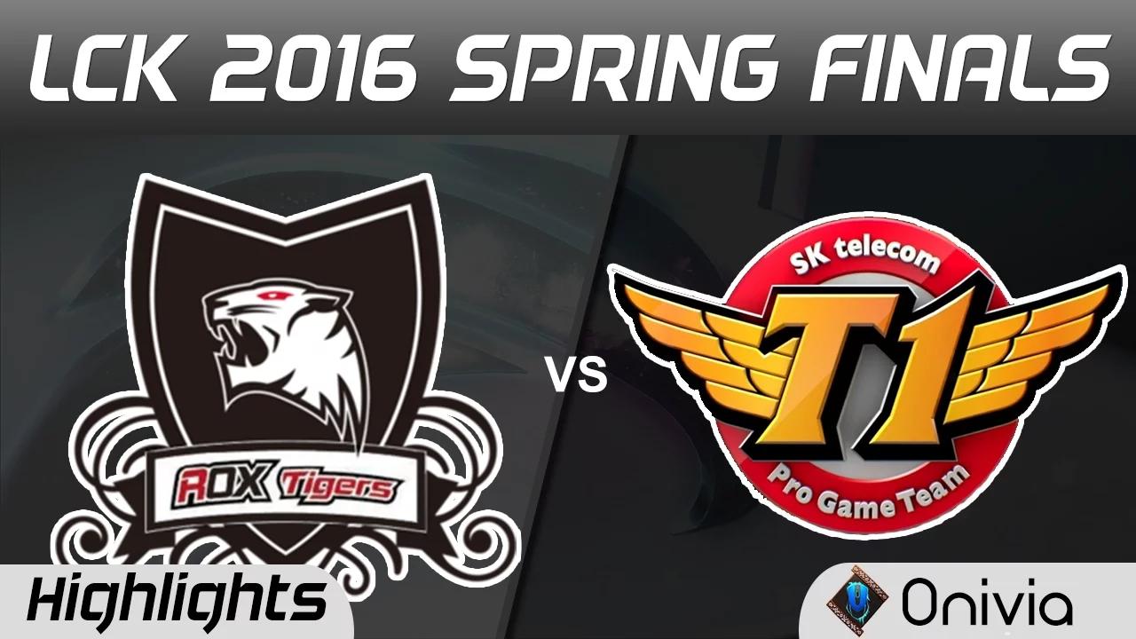 ROX vs SKT Highlights Game 4 LCK Champions 2016 Spring Finals KT ROX Tigers vs SK Telecom T1 thumbnail