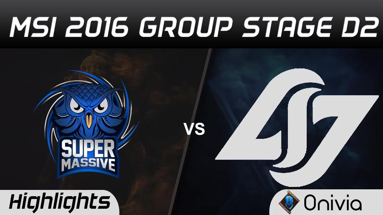 SUP vs CLG Highlights MSI 2016 D2 Supermassive vs Counter Logic Gaming thumbnail