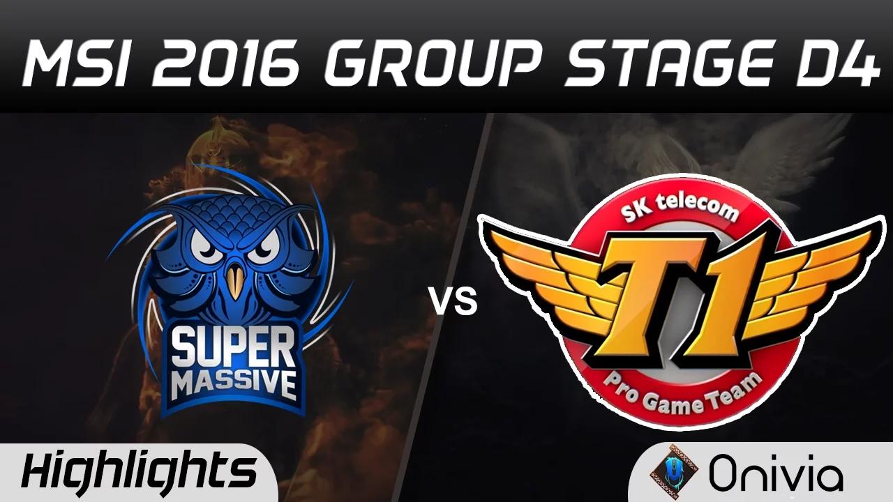 SUP vs SKT Highlights MSI 2016 D4 Supermassive vs SK Telecom T1 thumbnail