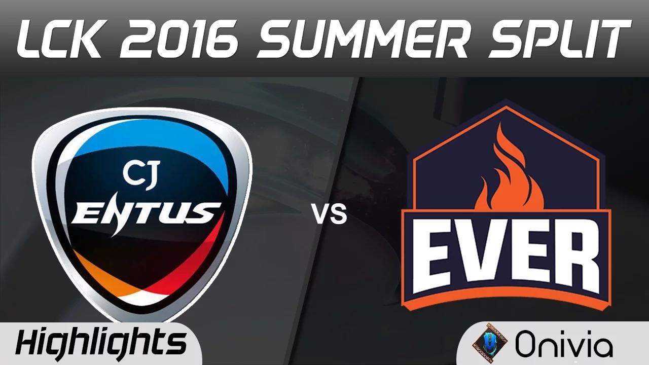 CJ vs ESC Highlights Game 2 LCK Champions 2016 Summer Split CJ Entus vs ESC Ever thumbnail