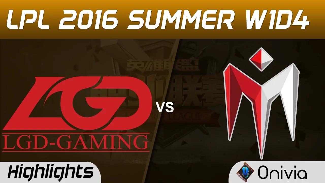 LGD vs IM Highlights Game 1 Tencent LPL Summer 2016 W1D4 LGD vs I May thumbnail