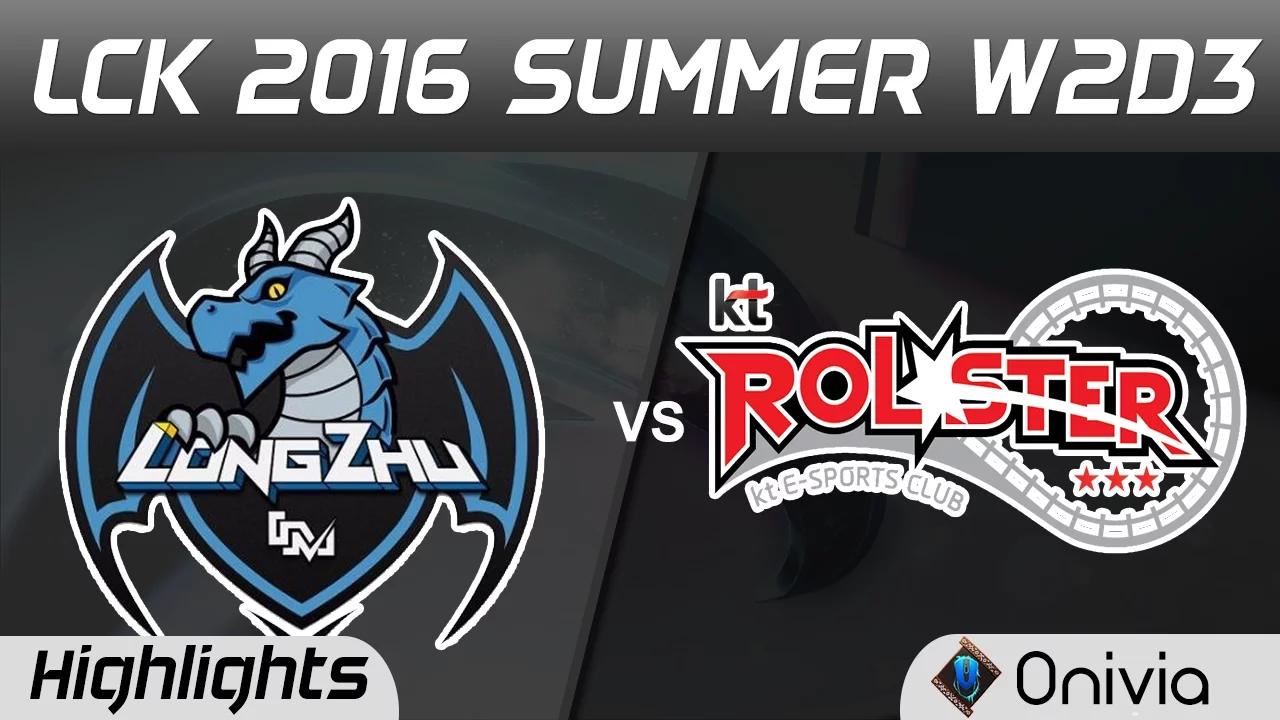 LZ vs KT Highlights Game 2 LCK Champions W2D3 2016 Summer Longzhu vs KT Rollster thumbnail