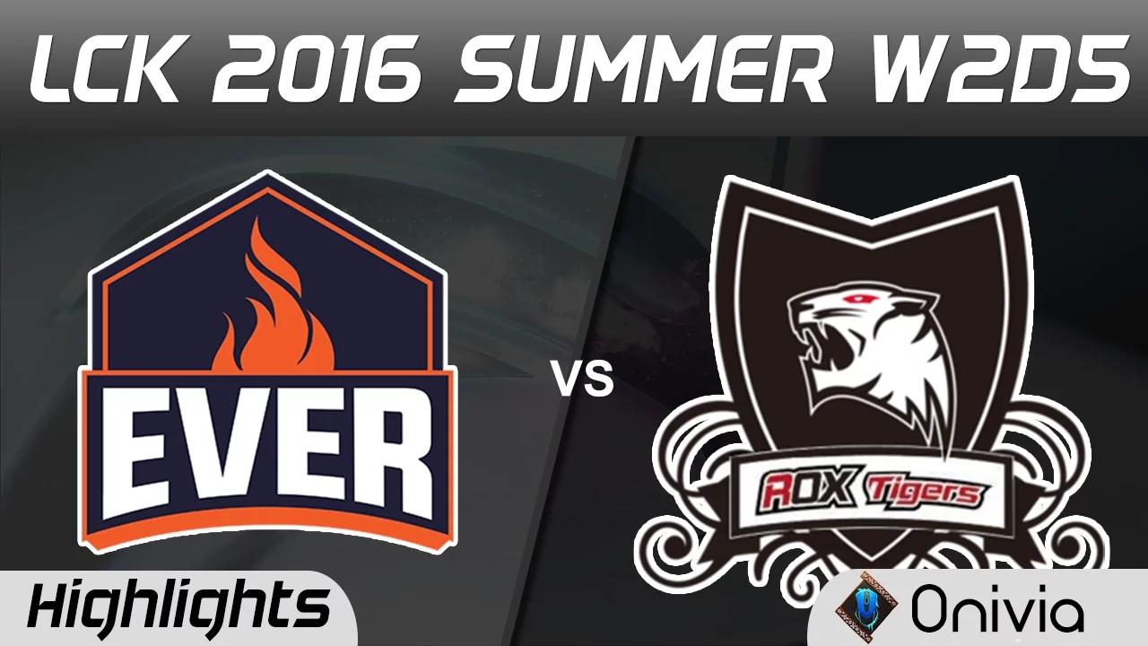 ESC vs ROX Highlights Game 1 LCK Champions W2D5 2016 Summer ESC Ever vs ROX Tigers thumbnail