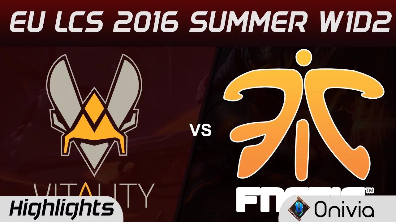 VIT vs FNC highlights Game 1 EU LCS 2016 Summer W1D2 Vitality vs Fnatic thumbnail