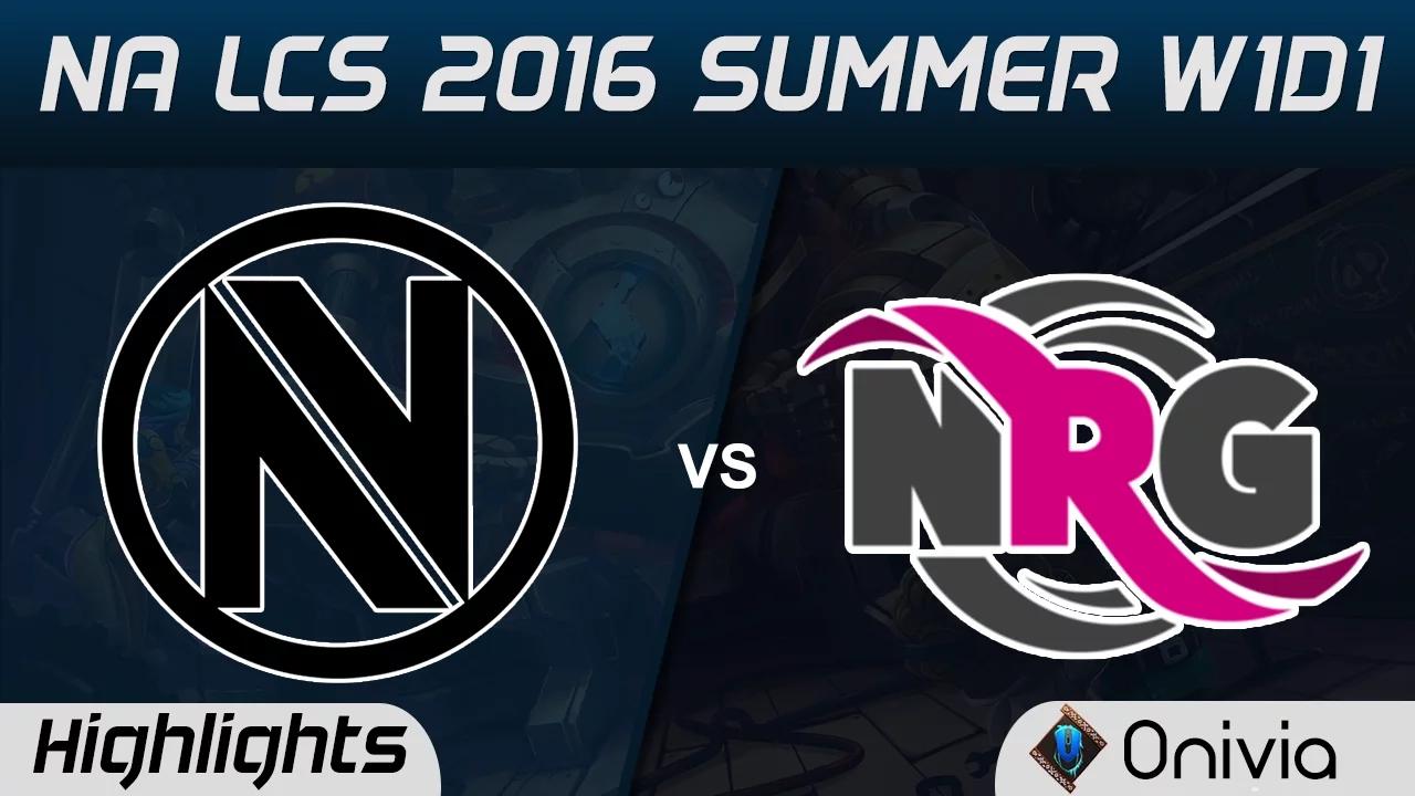 NV vs NRG highlights Game 1 NA LCS 2016 Summer W1D1 Team Envy vs Energy Esports thumbnail