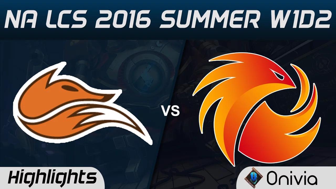 FOX vs P1 highlights Game 1 NA LCS 2016 Summer W1D2 Echo Fox vs Phoenix1 thumbnail