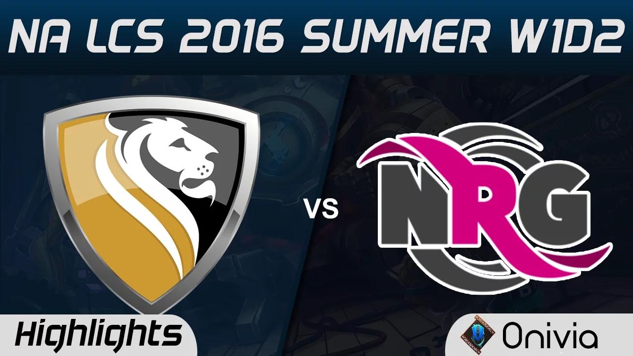 APX vs NRG highlights Game 1 NA LCS 2016 Summer W1D2 Apex vs Energy esports thumbnail