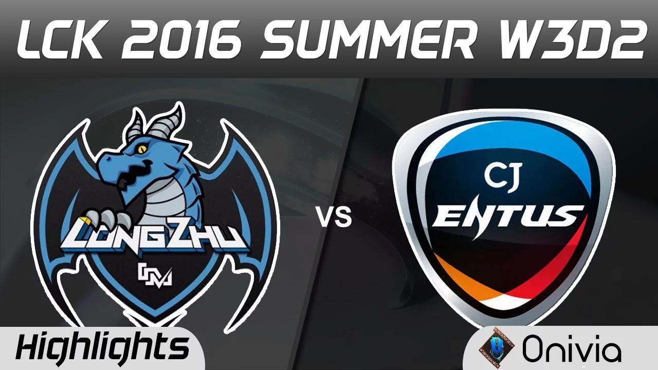 LZ vs CJ Highlights Game 1 LCK Champions W3D2 2016 Summer Longzhu vs CJ Entus thumbnail