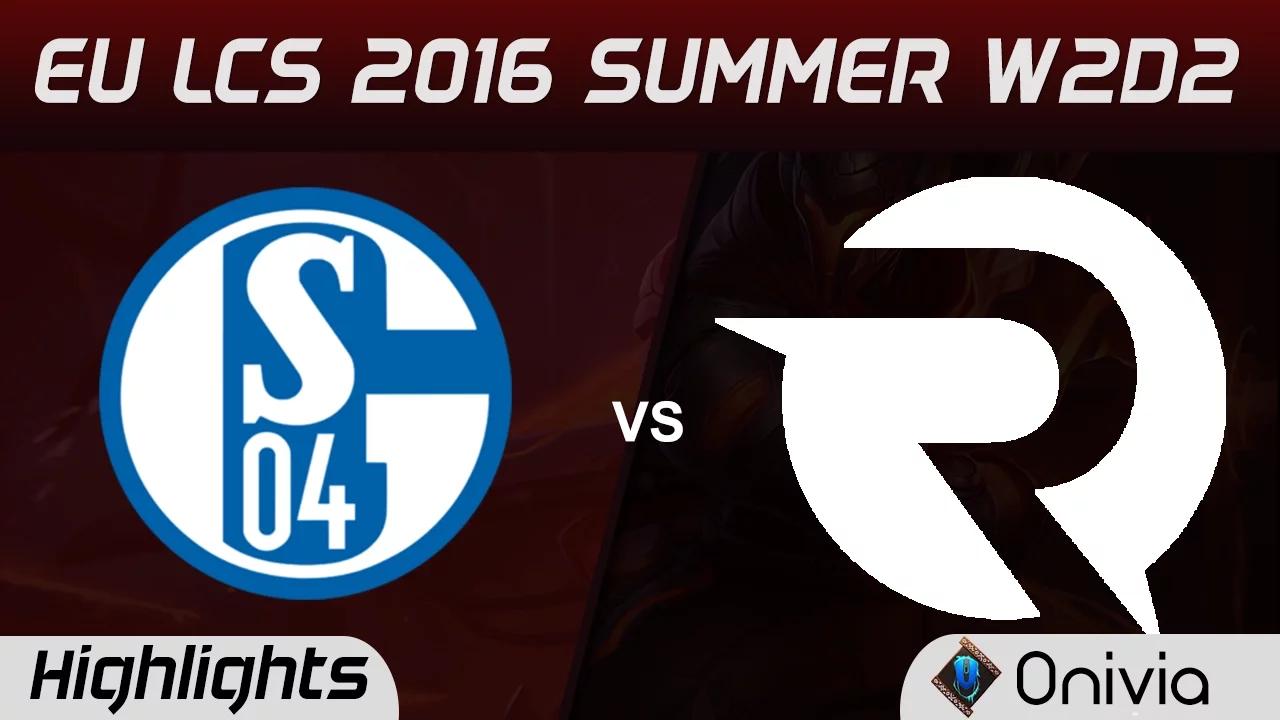 S04 vs OG highlights Game 2 EU LCS 2016 Summer W2D2 Schalke 04 vs Origen thumbnail