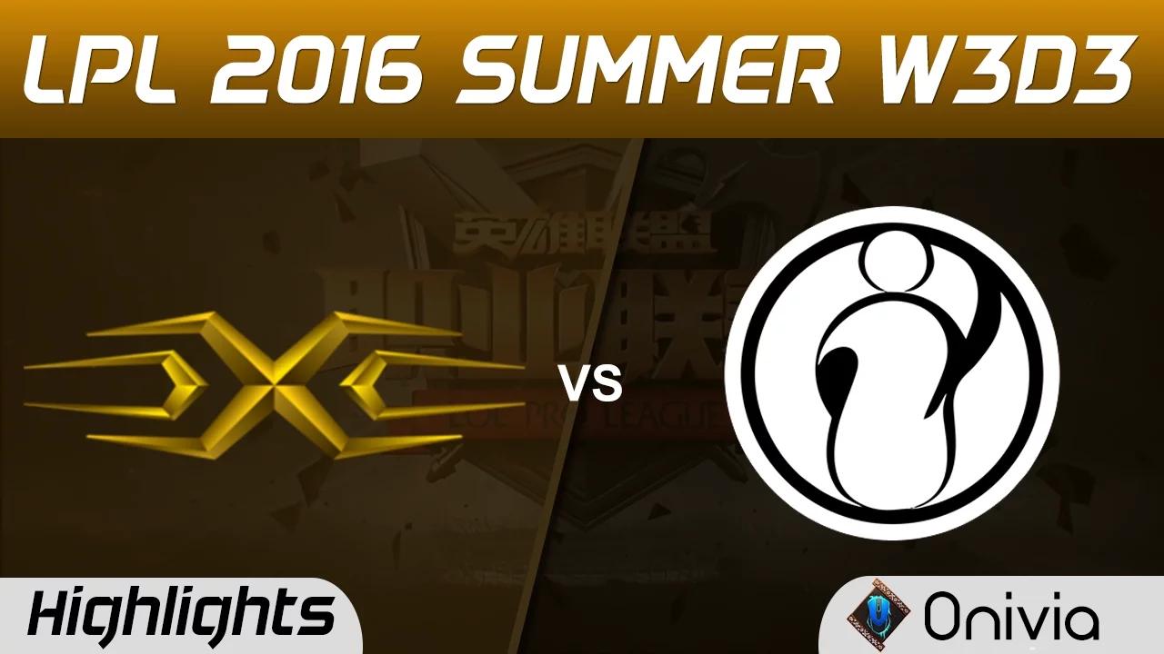 SS vs IG Highlights Game 1 Tencent LPL Summer 2016 W3D3 Snake vs Invictus thumbnail