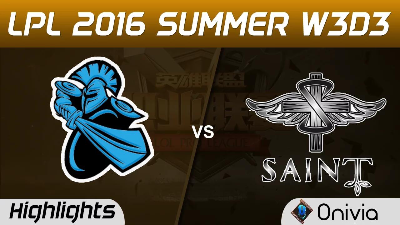 NB vs SAT Highlights Game 2 Tencent LPL Summer 2016 W3D3 NewBee vs Saint thumbnail