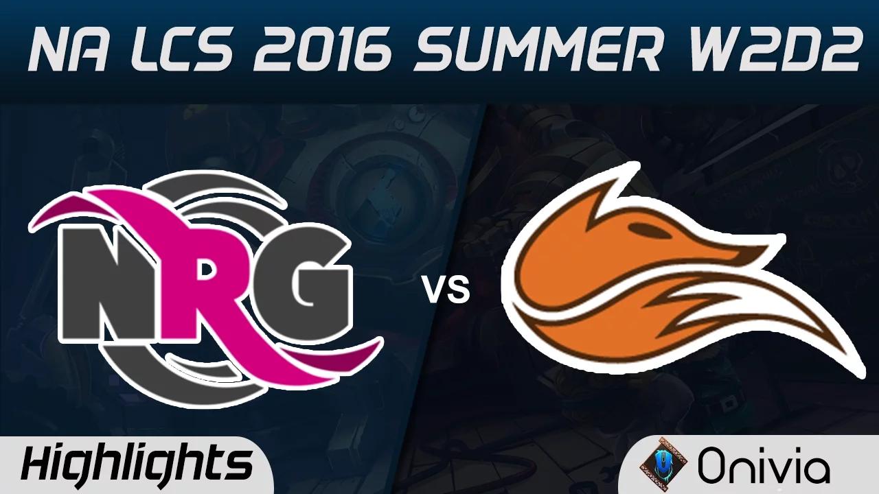 NRG vs FOX highlights Game 1 NA LCS 2016 Summer W2D2 NRG vs Echo Fox thumbnail